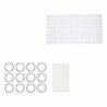 Set da Bagno Berilo CN-B6032A-WHITE Bianco PVC Polietilene EVA (12 Unità)