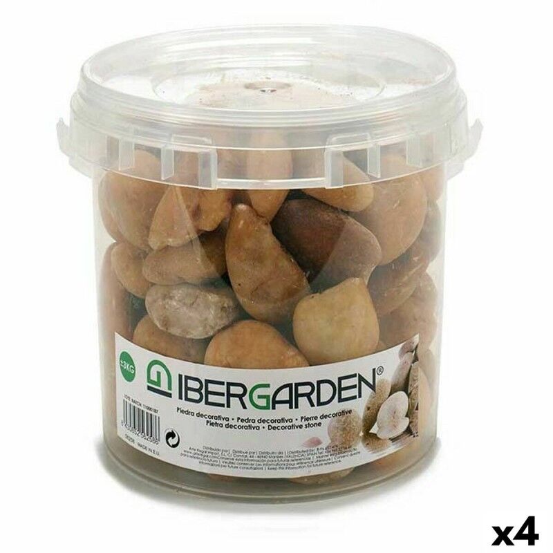 Pietre Decorative Ibergarden 3BRM Marrone Medio 3 Kg (4 Unità) Pietre Decorative Ibergarden 3BRM Marrone Medio 3 Kg (4 Unità)