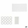 Set da Bagno Berilo CN-B6032A-TRANSP Trasparente PVC Polietilene EVA (12 Unità)