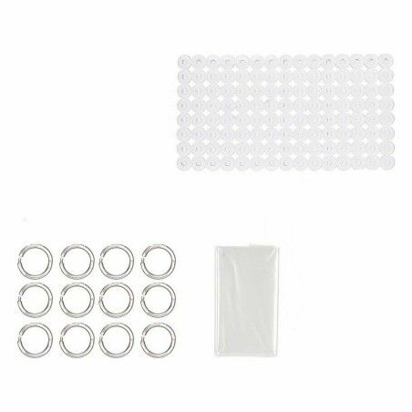 Set da Bagno Berilo CN-B6032A-TRANSP Trasparente PVC Polietilene EVA (12 Unità)