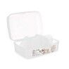 Scatola con scomparti Kinvara 02 1178 Trasparente Plastica 21,5 x 8 x 14,6 cm (12 Unità)