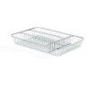 Vassoio Portaposate Kinvara CN-W7267-1 CHROME Argentato Argento Metallo 26 x 4,5 x 35,5 cm (6 Unità)