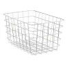 Cestino Multiuso Kinvara W5759K-L CHROME Argentato Argento Metallo 38 x 21 x 26 cm Rettangolare (6 Unità)