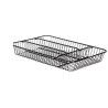 Vassoio Portaposate Kinvara W7267-1 Nero Metallo 26 x 4,7 x 35,5 cm (6 Unità)
