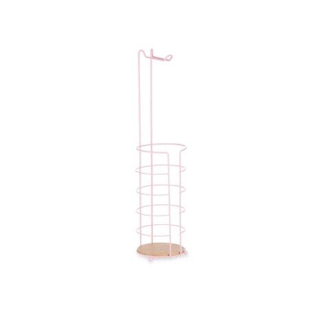 Portarotolo di Carta Igienica Berilo W7276PB - 389 Rosa 16,5 x 63,5 x 16,5 cm (4 Unità)