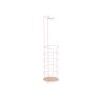 Portarotolo di Carta Igienica Berilo W7276PB - 389 Rosa 16,5 x 63,5 x 16,5 cm (4 Unità)