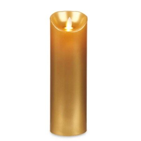 Candela LED Acorde L-Y8025-YBH-O Dorato 8 x 8 x 25 cm (12 Unità)
