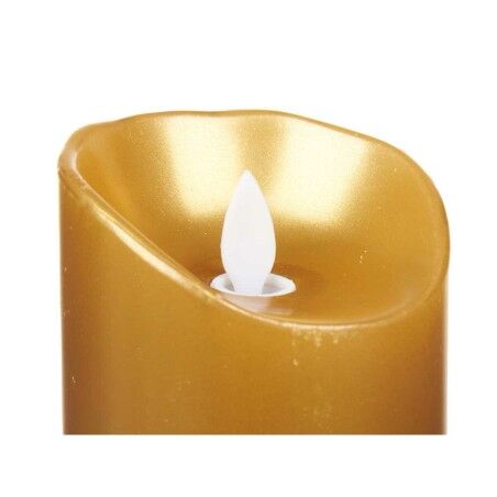 Candela LED Acorde L-Y8025-YBH-O Dorato 8 x 8 x 25 cm (12 Unità)