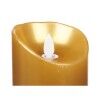 Candela LED Acorde L-Y8025-YBH-O Dorato 8 x 8 x 25 cm (12 Unità)