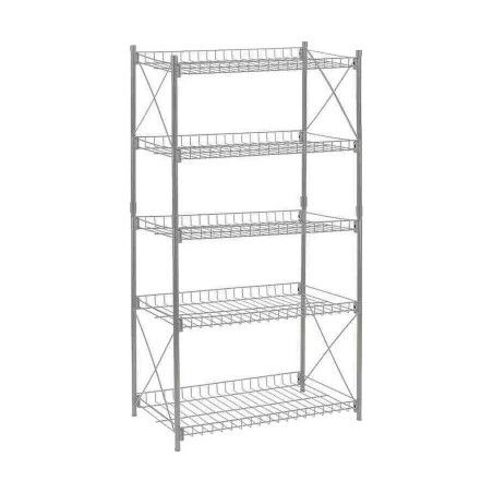 Scaffale Confortime Metallo 52 x 34 x 110 cm (2 Unità)