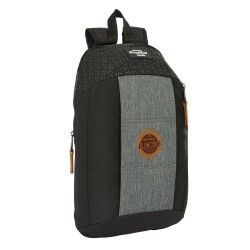 Zaino Casual BlackFit8 Old school Nero Grigio 22 x 39 x 10 cm