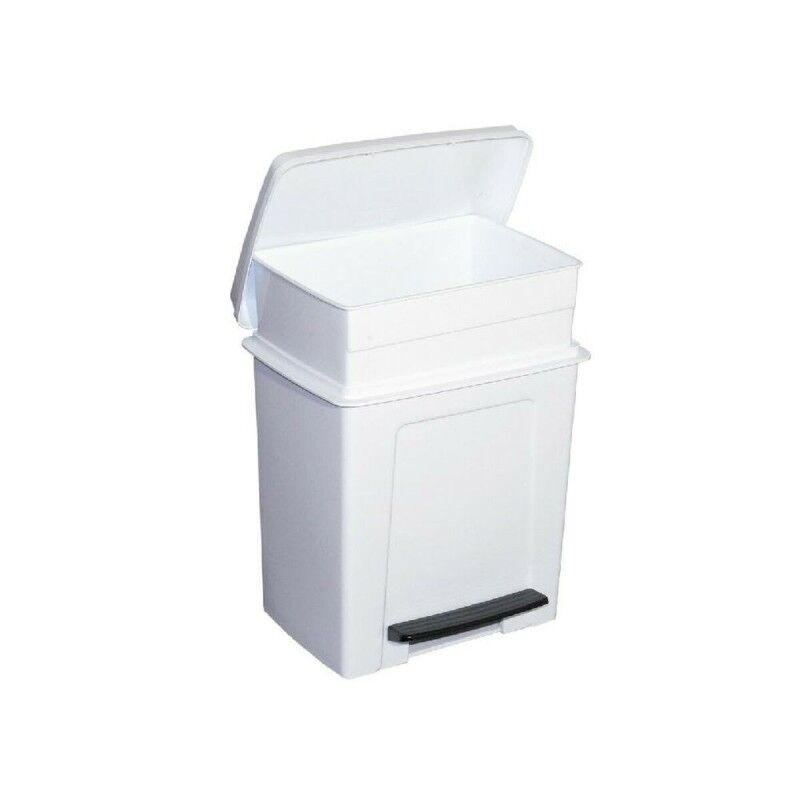 Cestino a pedale Bianco 8 L Cestino a pedale Bianco 8 L