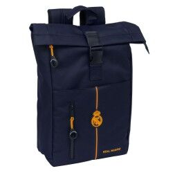 Zaino per Portatile Real Madrid C.F. 24/25 Away Blu Marino 28 x 42 x 13 cm