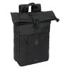 Zaino per Portatile Real Madrid C.F. Nero 28 x 42 x 13 cm