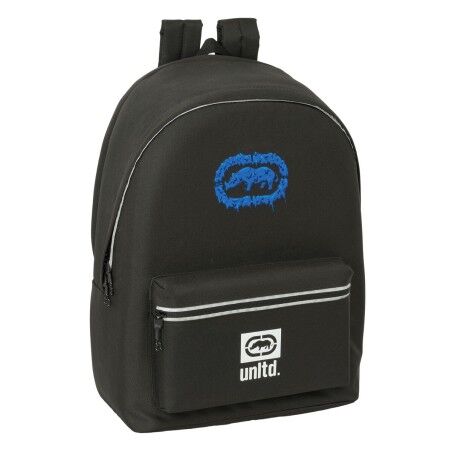 Zaino per Portatile Eckō Unltd. WORLDWIDE Nero 31 x 44 x 18 cm