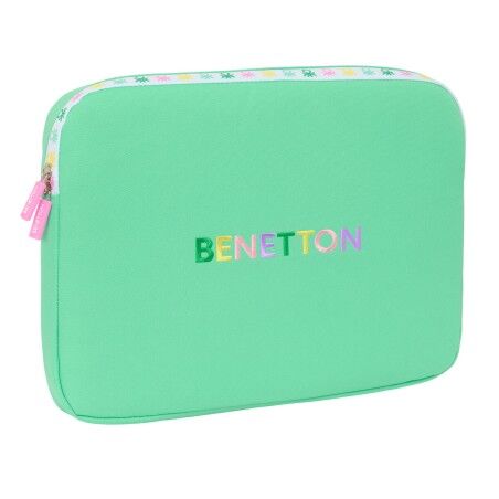 Custodia per Portatile Benetton Mint Verde 15,6'' 39,5 x 27,5 x 3,5 cm