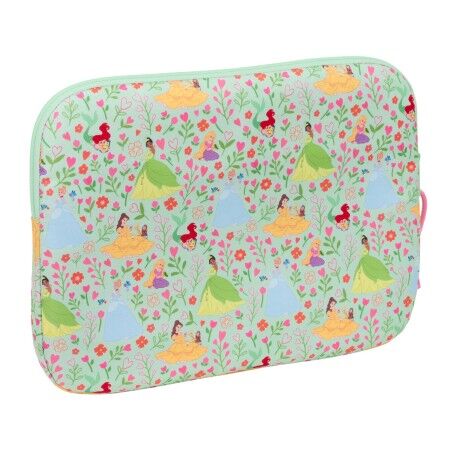 Custodia per Portatile Disney Princess Bloom Verde Rosa 15,6'' 39,5 x 27,5 x 3,5 cm