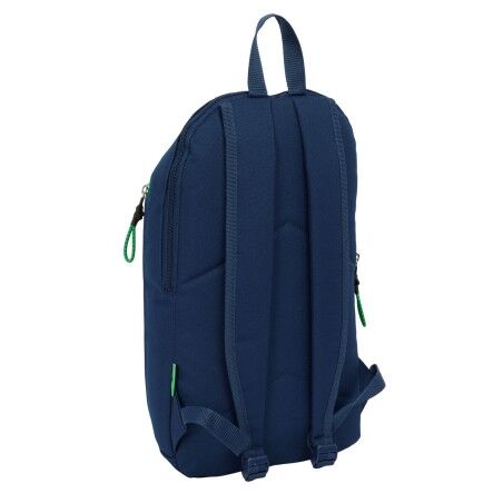 Zaino Casual Benetton Green Blu Marino 22 x 39 x 10 cm