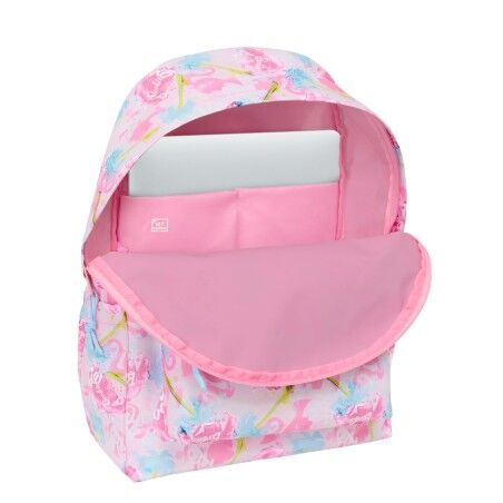 Zaino per Portatile Barbie Painterly Rosa Blu cielo 31 x 43 x 13 cm