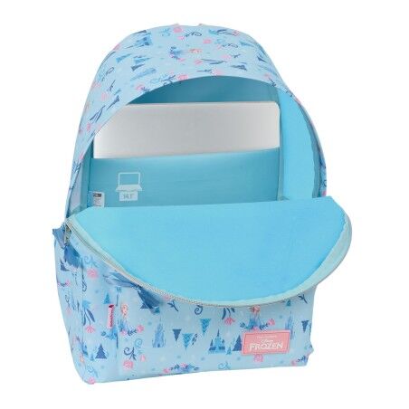 Zaino per Portatile Frozen Ice magic Azzurro 31 x 43 x 13 cm