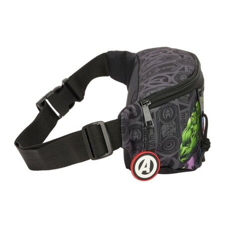 Marsupio The Avengers Vendetta Nero 23 x 12 x 9 cm