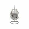 Sedia da giardino sospesa DKD Home Decor Grigio Multicolore Alluminio rattan sintetico 90 x 70 x 110 cm