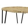 Set di 3 tavoli DKD Home Decor Marrone Nero Naturale 62 x 62 x 40 cm 62 x 62 x 40,5 cm