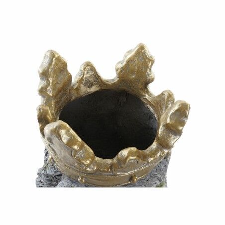 Vaso DKD Home Decor Grigio Dorato Gorilla Magnesio (29 x 26 x 34,9 cm)