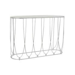 Ingresso DKD Home Decor Bianco Argentato 115 x 35 x 78 cm