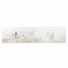 Quadro DKD Home Decor Spiaggia 120 x 3,7 x 60 cm (2 Unità)