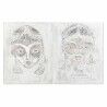 Quadro DKD Home Decor 80 x 3,7 x 100 cm Viso Coloniale (2 Unità)
