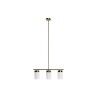 Lampadario DKD Home Decor Bianco Dorato Metallo Cristallo 60 x 15 x 25 cm