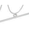 Ingresso DKD Home Decor Bianco Argentato 115 x 35 x 78 cm