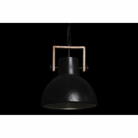 Lampadario DKD Home Decor Marrone Nero Metallo Legno di mango 50 W 40 x 40 x 49 cm