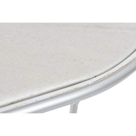 Ingresso DKD Home Decor Bianco Argentato 115 x 35 x 78 cm