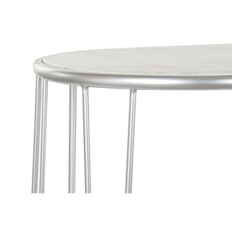 Ingresso DKD Home Decor Bianco Argentato 115 x 35 x 78 cm