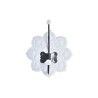 Appendiabiti da parete DKD Home Decor Metallo MDF Mandala Arabo (19 x 8 x 22 cm)