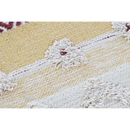 Fodera per cuscino DKD Home Decor Multicolore Frange Boho (60 x 60 x 2 cm)