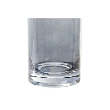 Vaso DKD Home Decor Grigio Giallo Cristallo Bicolore (6 x 6 x 18 cm)
