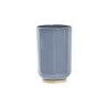 Set da Bagno DKD Home Decor Naturale Grigio Arancio Corallo Alluminio Bambù PS Moderno (9 x 7 x 16 cm) (2 Unità) (7 x 7 x 16 cm)