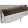 Cassettiera DKD Home Decor 80 x 42 x 80 cm Naturale Bianco Foglia della pianta