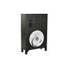 Cassettiera DKD Home Decor Nero Dorato Abete Legno MDF Orientale 63 x 28 x 101 cm
