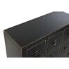 Cassettiera DKD Home Decor Nero Dorato Abete Legno MDF Orientale 63 x 28 x 101 cm