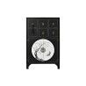 Cassettiera DKD Home Decor Nero Dorato Abete Legno MDF Orientale 63 x 28 x 101 cm