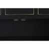 Cassettiera DKD Home Decor Nero Dorato Abete Legno MDF Orientale 63 x 28 x 101 cm