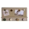 Appendiabiti DKD Home Decor Naturale Multicolore Fibra Legno MDF (45 x 6 x 24 cm)