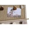 Appendiabiti DKD Home Decor Naturale Multicolore Fibra Legno MDF (45 x 6 x 24 cm)