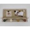 Appendiabiti DKD Home Decor Naturale Multicolore Fibra Legno MDF (45 x 6 x 24 cm)
