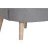Poltrona DKD Home Decor Abete Poliestere Grigio scuro (66 x 70 x 88 cm)