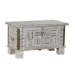 Baule DKD Home Decor Metallo Legno di mango 80 x 40 x 45 cm